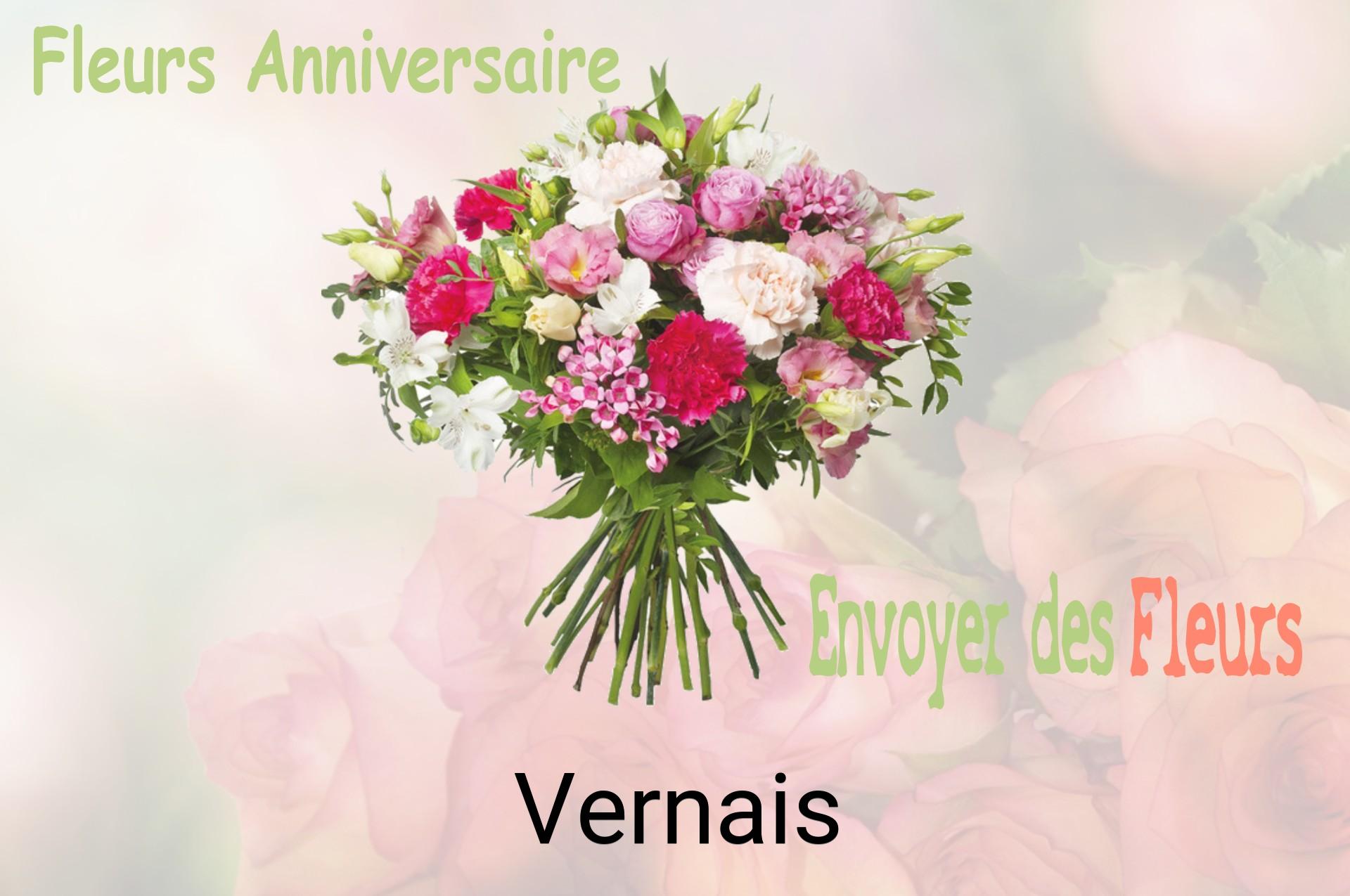 Bouquet de fleurs d’anniversaire livré à Vernais