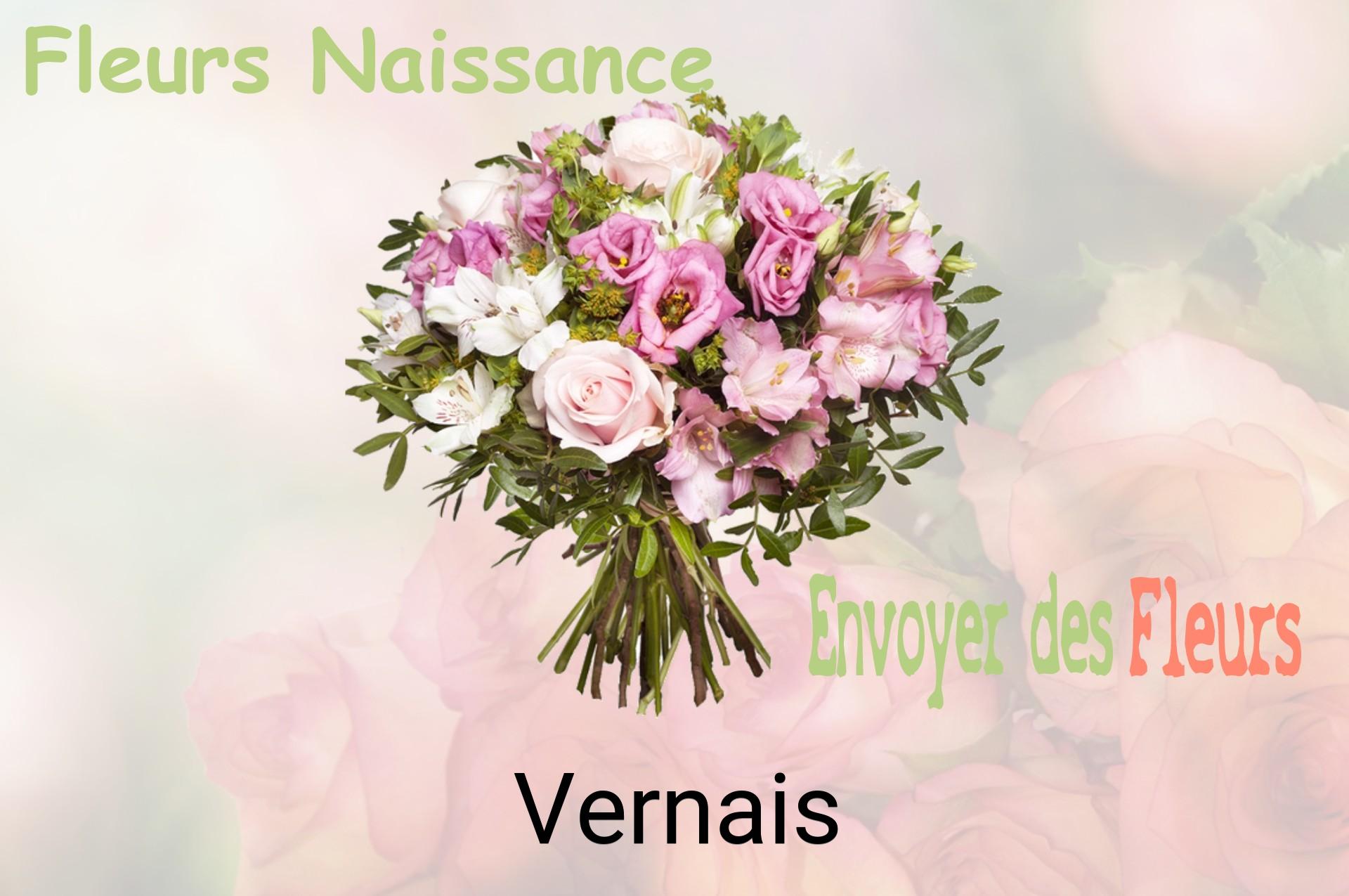 Bouquet de fleurs de naissance livré à Vernais